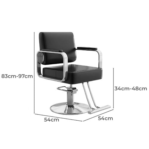 MODERN COLLECTIVE VERONICA FAUX LEATHER SALON CHAIR