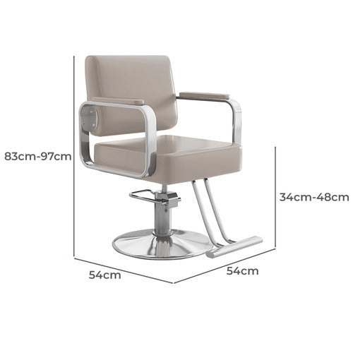 MODERN COLLECTIVE VERONICA FAUX LEATHER SALON CHAIR