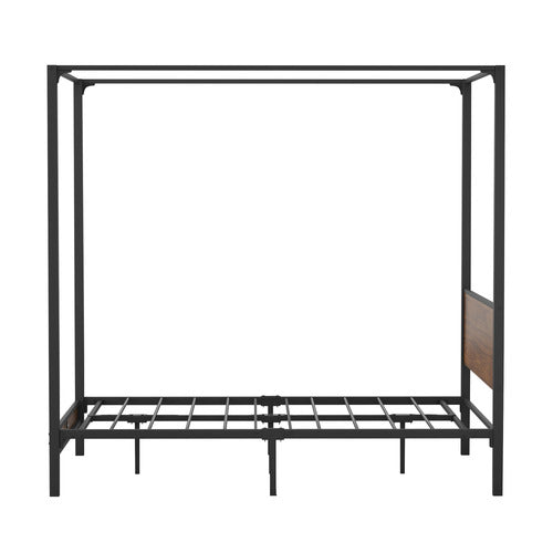 LIVING FUSION VICTORIA QUEEN CANOPY BED FRAME