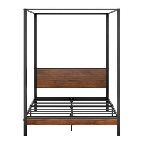 LIVING FUSION VICTORIA QUEEN CANOPY BED FRAME