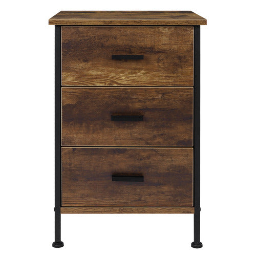 HOXTON ROOM VIKTOR 3 DRAWER BEDSIDE TABLES (SET OF 2)