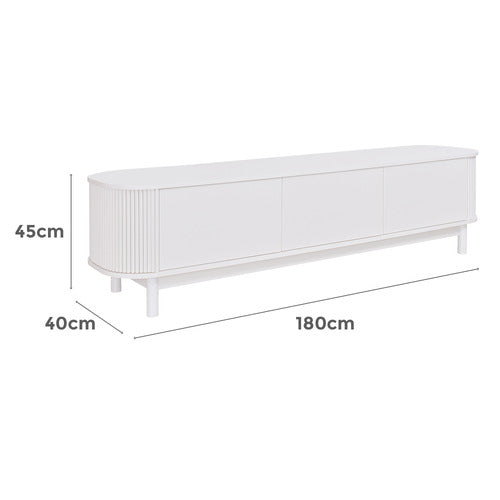 ESTUDIO FURNITURE VILLENEUVE 3 DOOR ENTERTAINMENT UNIT