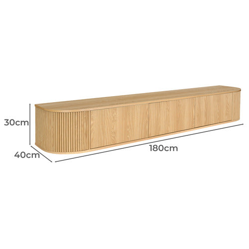 ESTUDIO FURNITURE VILLENEUVE WALL-MOUNTED ENTERTAINMENT UNIT