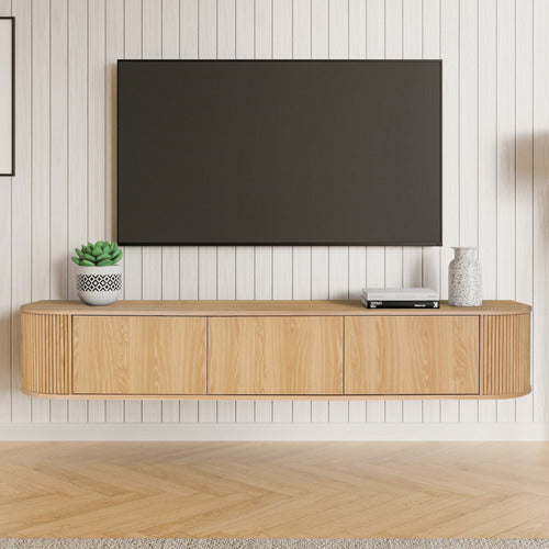ESTUDIO FURNITURE VILLENEUVE WALL-MOUNTED ENTERTAINMENT UNIT
