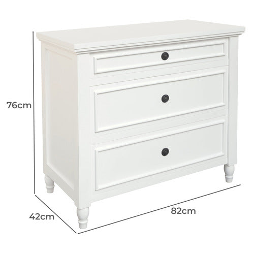 LA VERDE VINCENT 3 DRAWER CEDAR WOOD CHEST