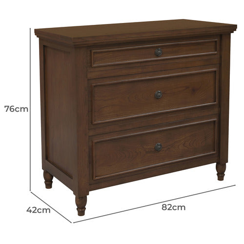 LA VERDE VINCENT 3 DRAWER CEDAR WOOD CHEST