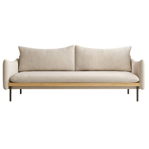 MODERN COLLECTIVE VIVALDI 2 SEATER LINEN-BLEND SOFA
