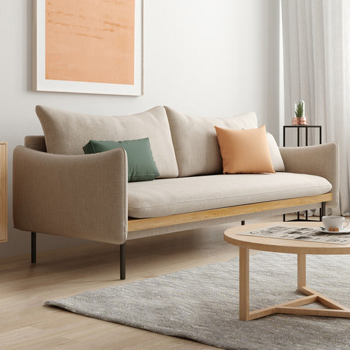 MODERN COLLECTIVE VIVALDI 2 SEATER LINEN-BLEND SOFA