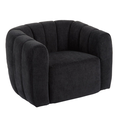 THE HOME COLLECTIVE VOROS UPHOLSTERED SWIVEL ARMCHAIR
