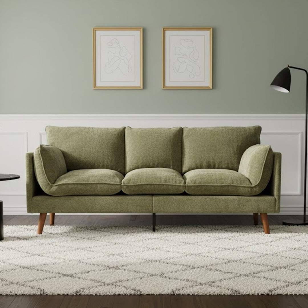 WALSALL 3 SEAT SOFA GREEN