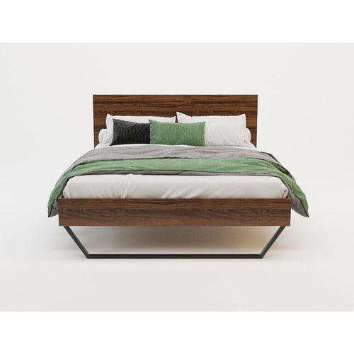 RAWSON & CO WALNUT ATLAS BED FRAME