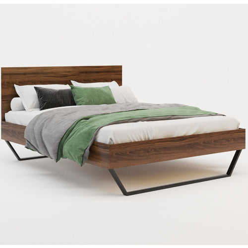RAWSON & CO WALNUT ATLAS BED FRAME