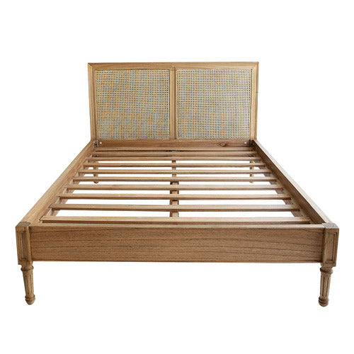 LILA INTERIORS WEATHERED OAK HAMILTON LOW END BED