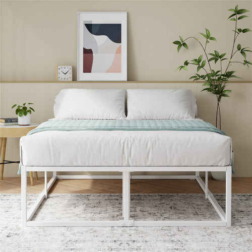 STUDIO HOME WHITE KARIN H45CM STEEL BED BASE