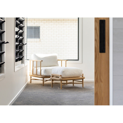 LILA INTERIORS WHITE & NATURAL OCEA ARMCHAIR