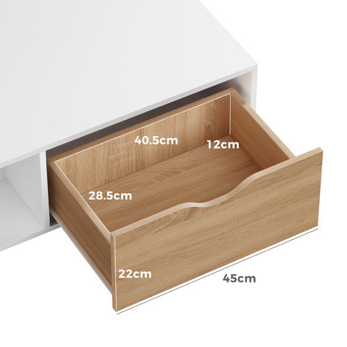 HOXTON ROOM WHITE & OAK MUNSON COFFEE TABLE