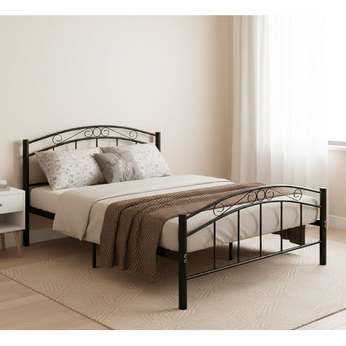 MIKASA FURNITURE BLACK BROOKLYN METAL BED