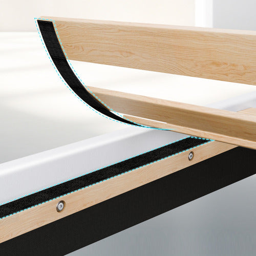 HOXTON ROOM WHITE CASSANDRA FAUX LEATHER BED FRAME