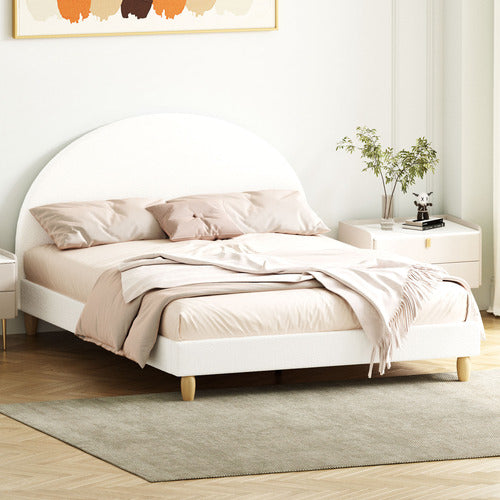 LIVING FUSION SERAPHINE BOUCLE BED