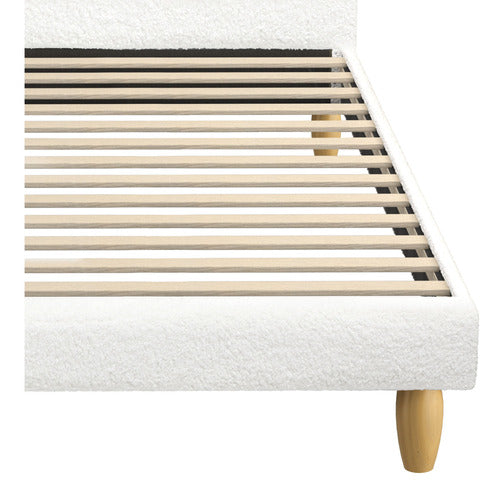 LIVING FUSION SERAPHINE BOUCLE BED