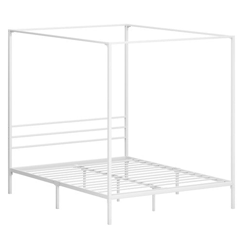 LIVING FUSION KLINT STEEL CANOPY BED