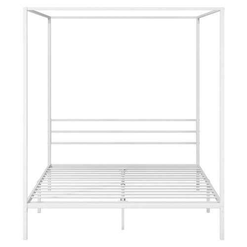LIVING FUSION KLINT STEEL CANOPY BED