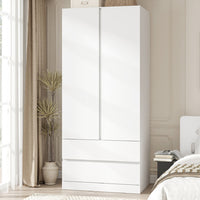 CAPE FURNITURE ALLIONA 2 DOOR & 2 DRAWER WARDROBE