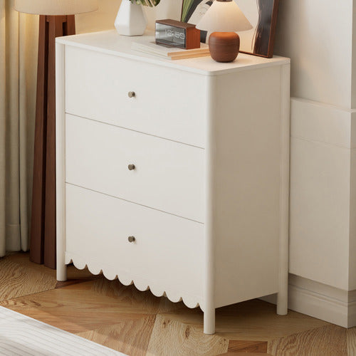 MADDISON LANE WHITE AMELIE 3 DRAWER CHEST