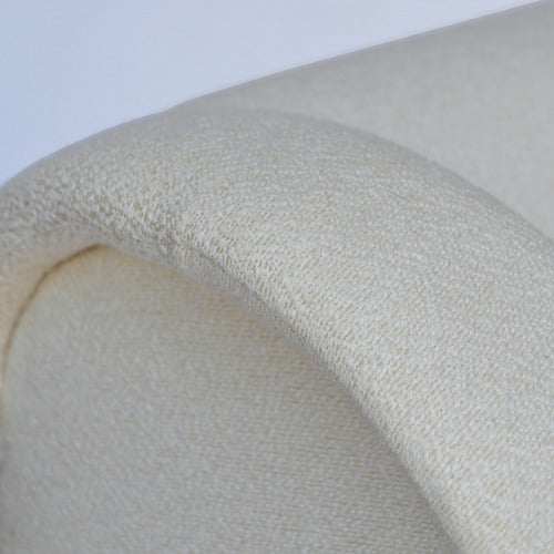 BROOKLYN AND BELLA CREAM ARMIN UPHOLSTERED ACCENT CHAIR