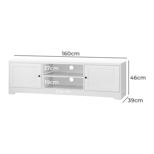 LIVING FUSION WHITE AURORA ENTERTAINMENT UNIT