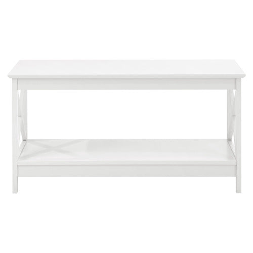 LIVING FUSION WHITE BLAKE COFFEE TABLE