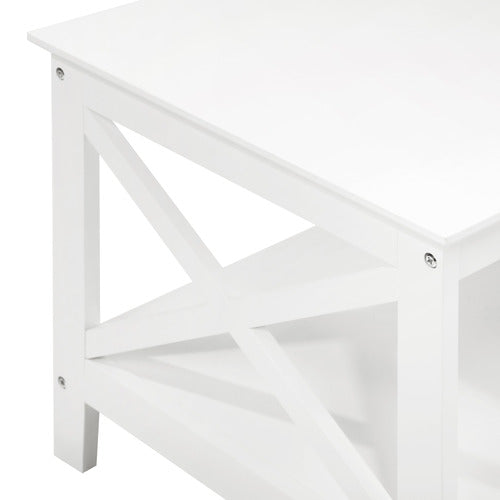 LIVING FUSION WHITE BLAKE COFFEE TABLE