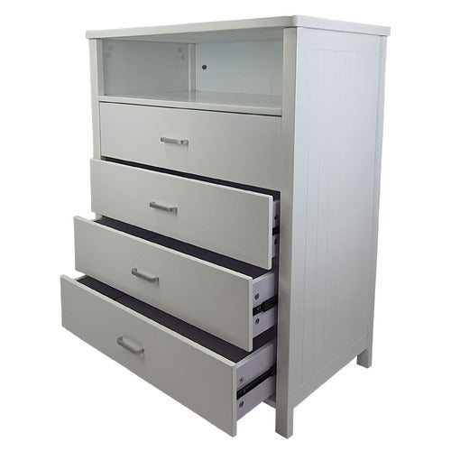 WESTERN DESIGNS WHITE LEO CHEST OF DRAWERS