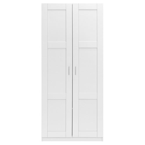 CORE LIVING WHITE MORANA 2 DOOR WARDROBE