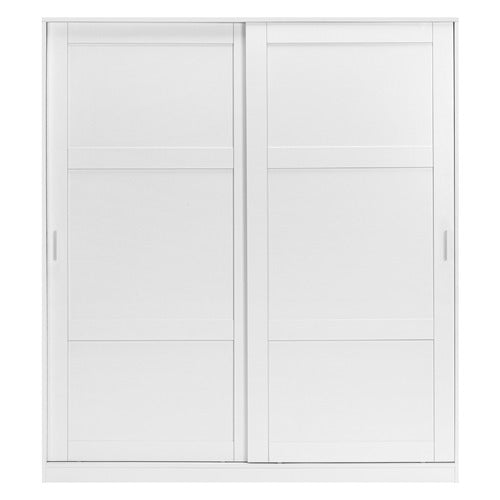 CORE LIVING WHITE MORANA 2 DRAWER SLIDING DOORS WARDROBE