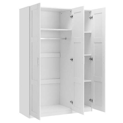 CORE LIVING WHITE MORANA 3 DOOR WARDROBE
