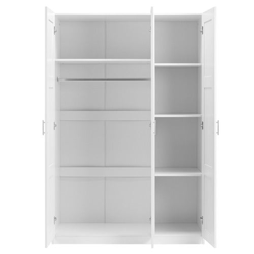CORE LIVING WHITE MORANA 3 DOOR WARDROBE