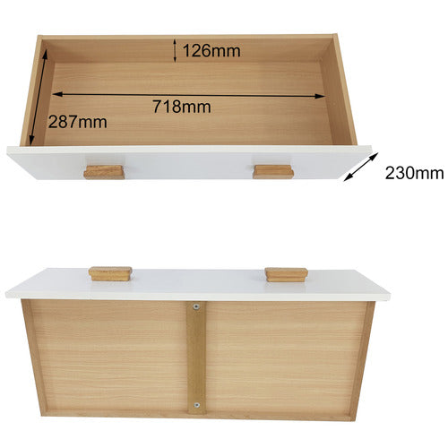 WESTERN DESIGNS WHITE GALAXY 5 DRAWER CHEST