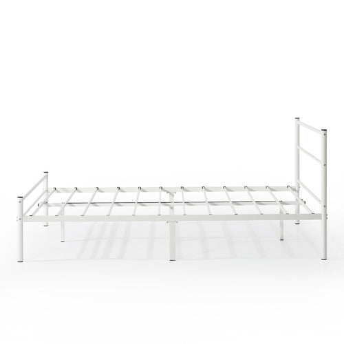 STUDIO HOME WHITE MORTEZA STEEL BED