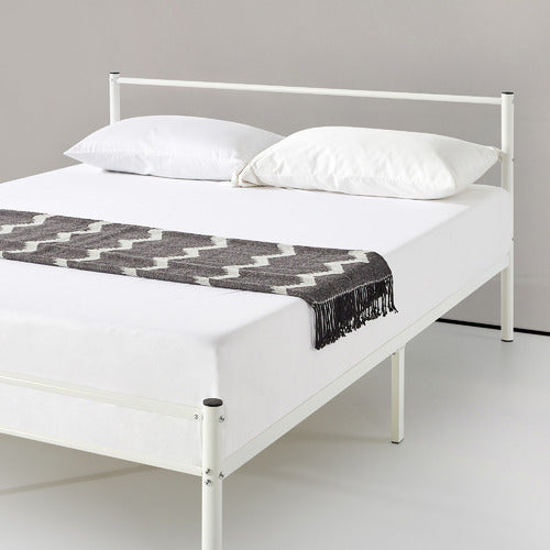 STUDIO HOME WHITE MORTEZA STEEL BED