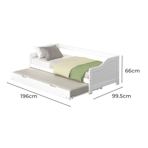 HOXTON ROOM NADINE SINGLE DAYBED WITH TRUNDLE
