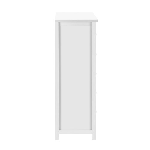 WHITE NOOSA 5 DRAWER CHEST