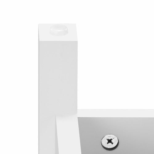 WHITE NOOSA 2 DRAWER BEDSIDE TABLE