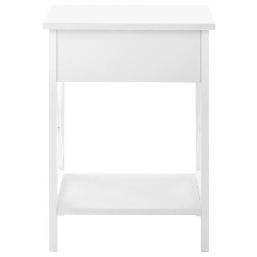 WHITE NOOSA BEDSIDE TABLE