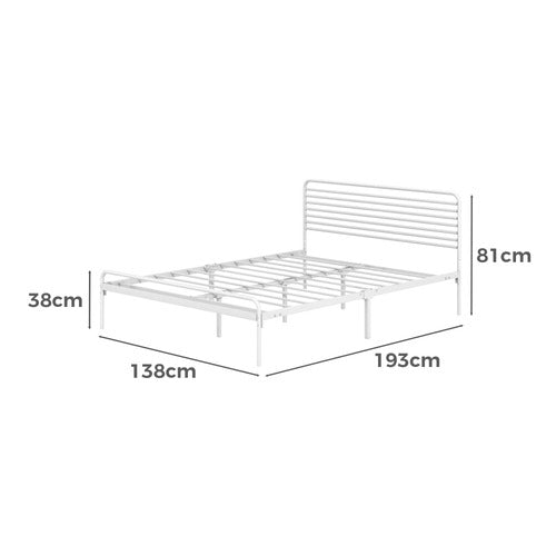 LIVING FUSION SONYA STEEL BED FRAME