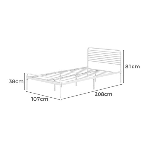 LIVING FUSION SONYA STEEL BED FRAME