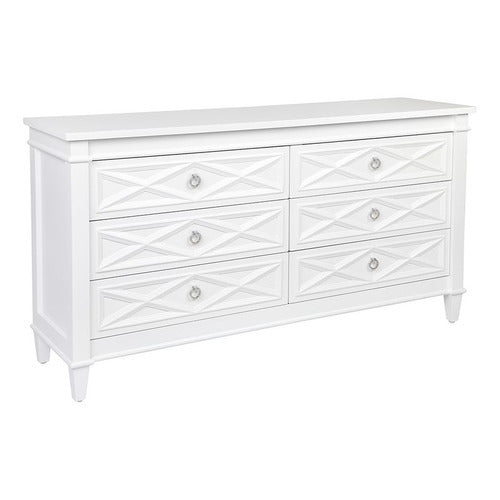 REXINGTON HOME HYUNG RUBBERWOOD 6 DRAWER CHEST