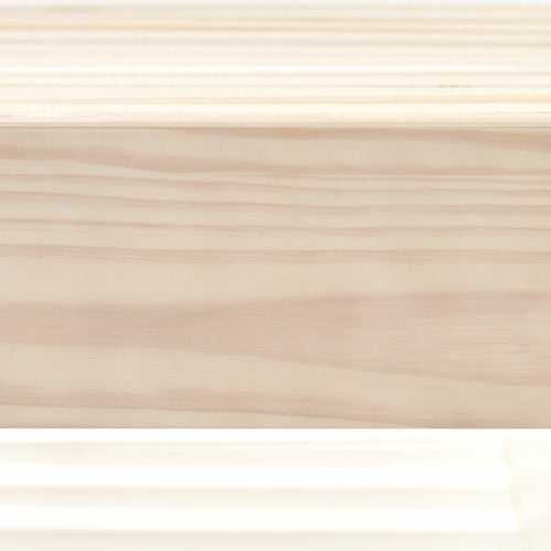 WHITEWASH BECKHAM PINE WOOD BED BASE