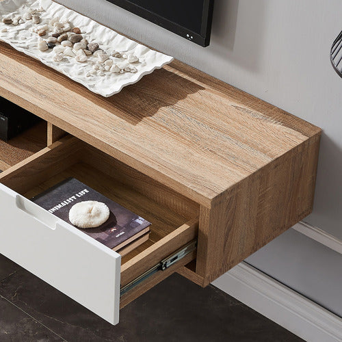 MONUMENT FURNITURE 200CM WHITSON WALL-MOUNTED TV UNIT
