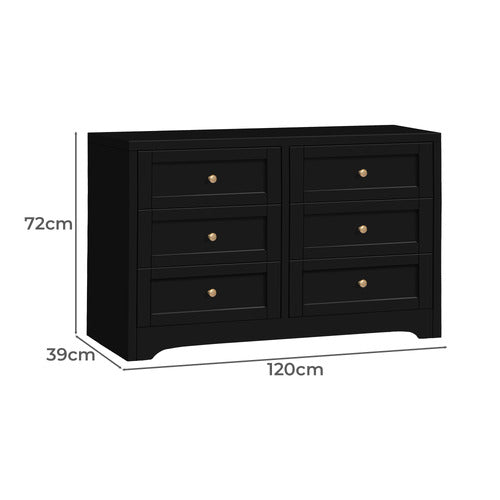 HOXTON ROOM WILLOW 6 DRAWER CHEST
